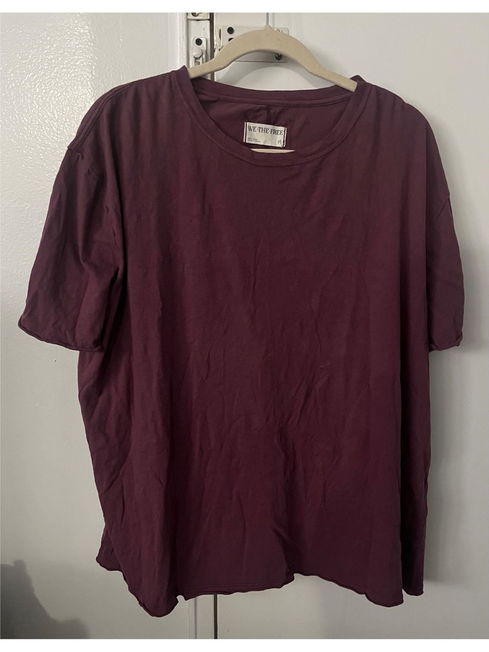 Free People Purple T-shirt Size M